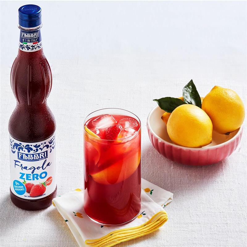 Limonata con Fragola ZERO Fabbri