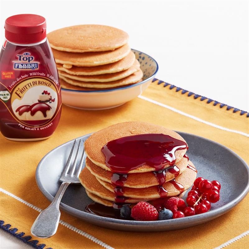 Pancake con Topping Frutti di Bosco Fabbri