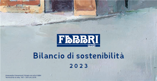 Fabbri 1905 pubblica il 2° Bilancio di sostenibilità