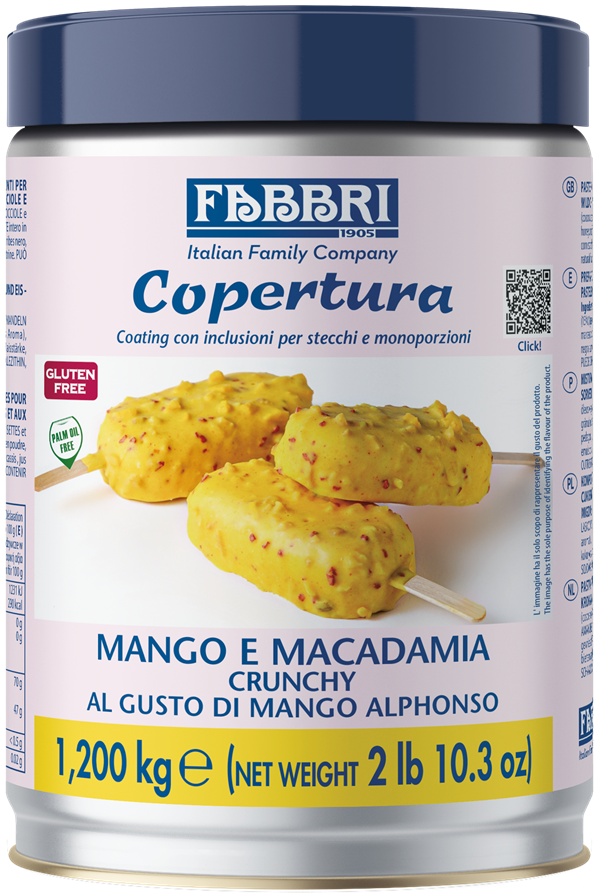 Copertura Stecchi Mango e Macadamia Crunchy